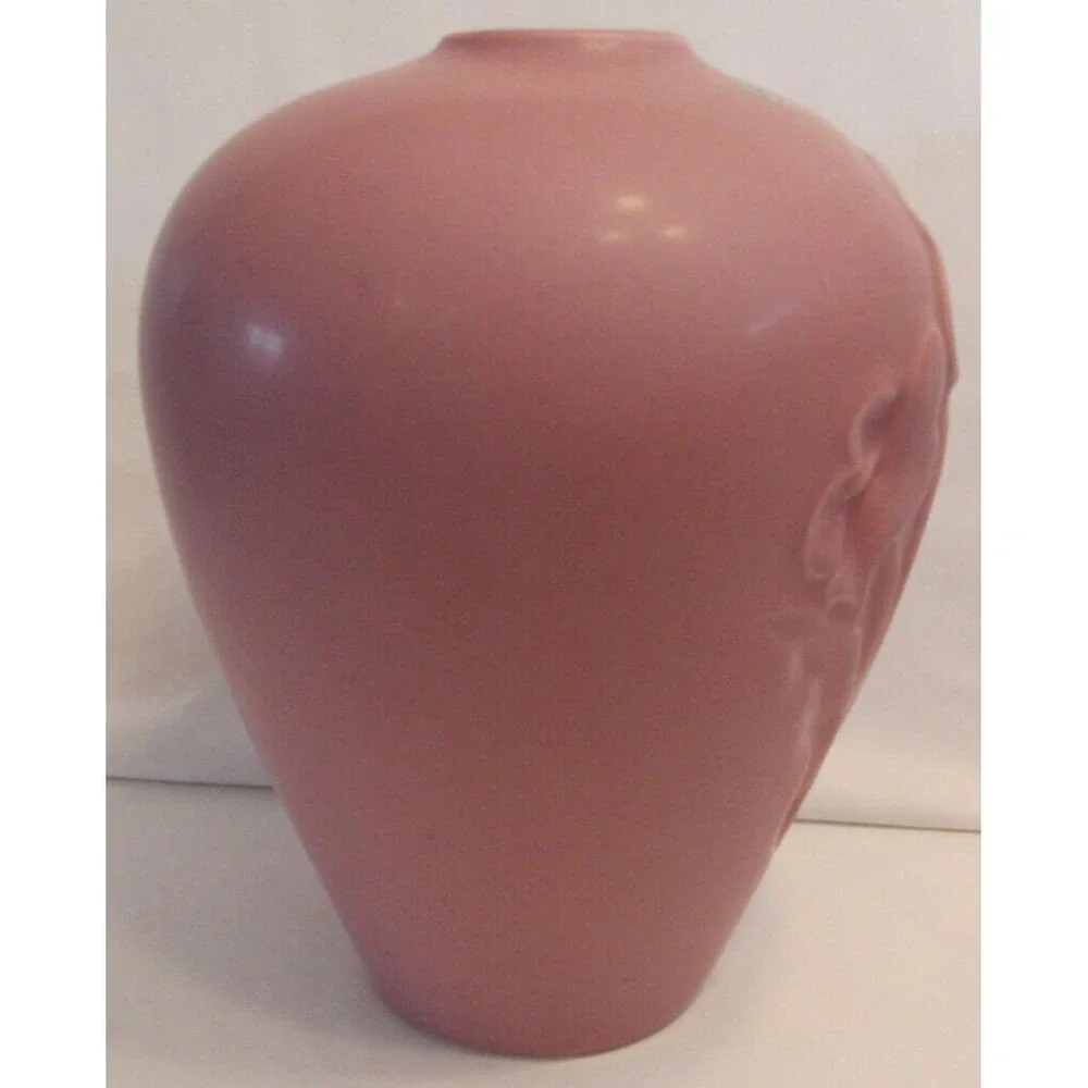 Vintage Haeger Matte Pink Calla Lilly Floral Vase